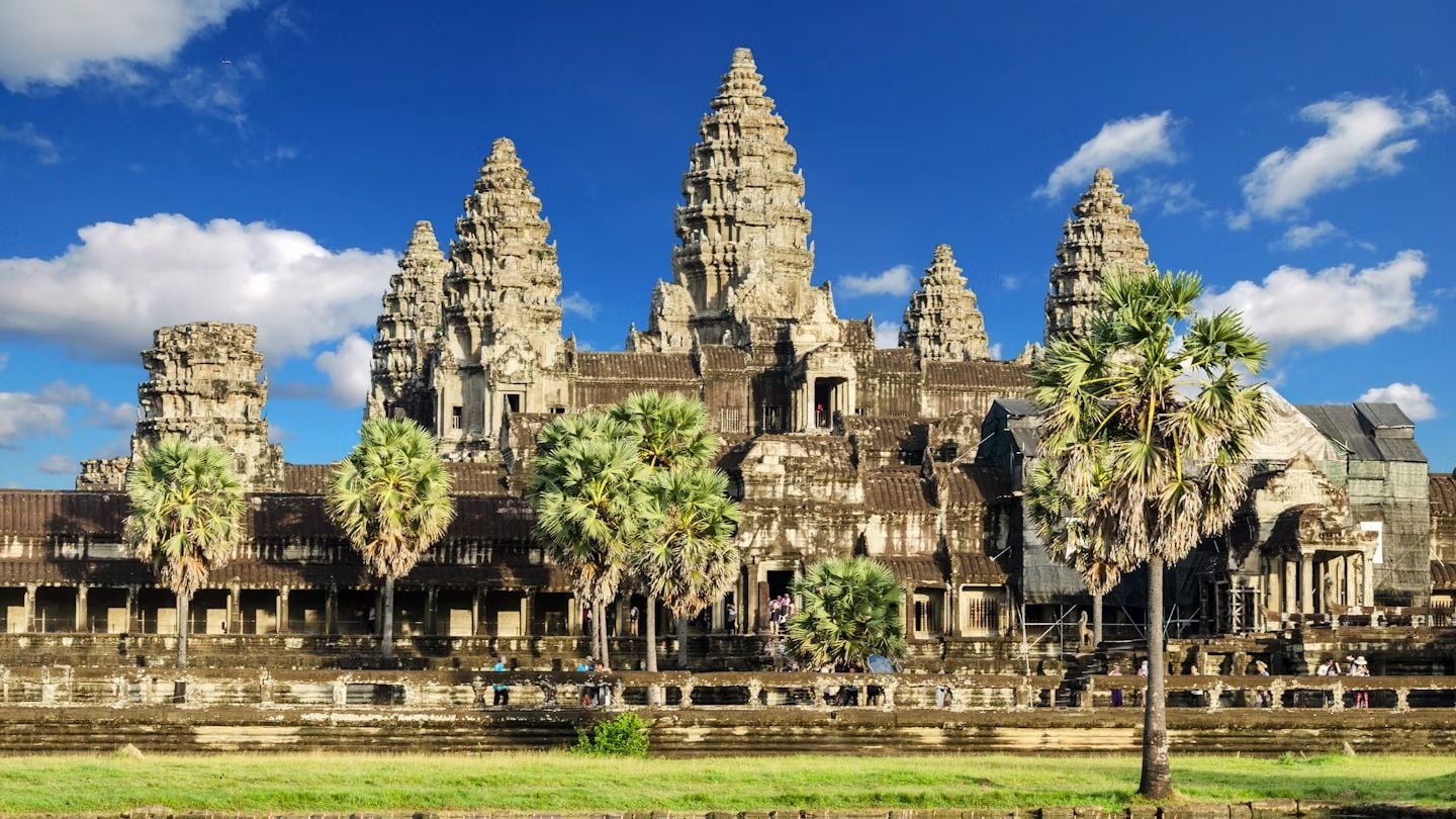 Angkor Wat is one of the most popular historical sites, attracting a large number of visitors 